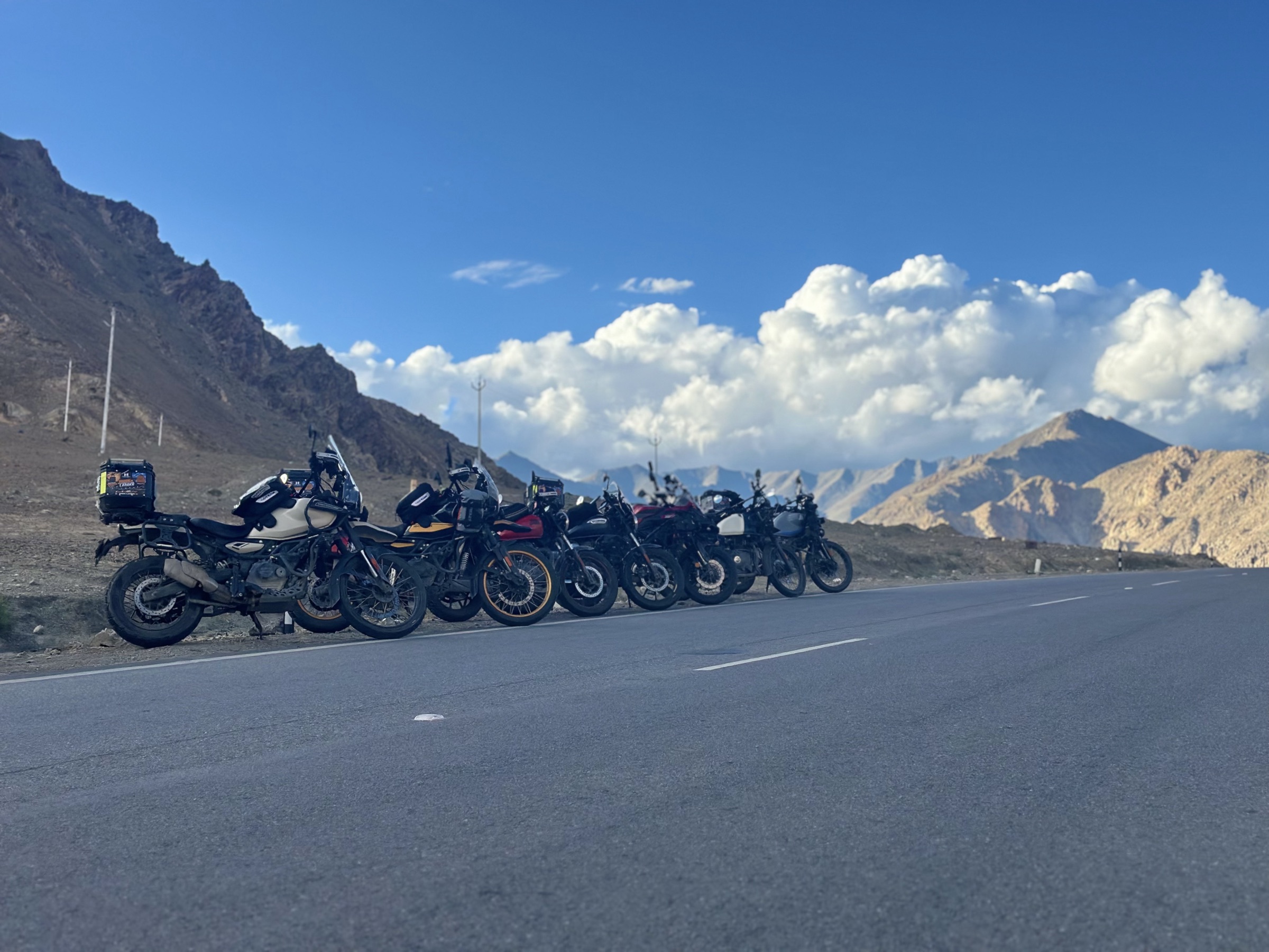 The Rydin riders at Leh on the Ladakh ride